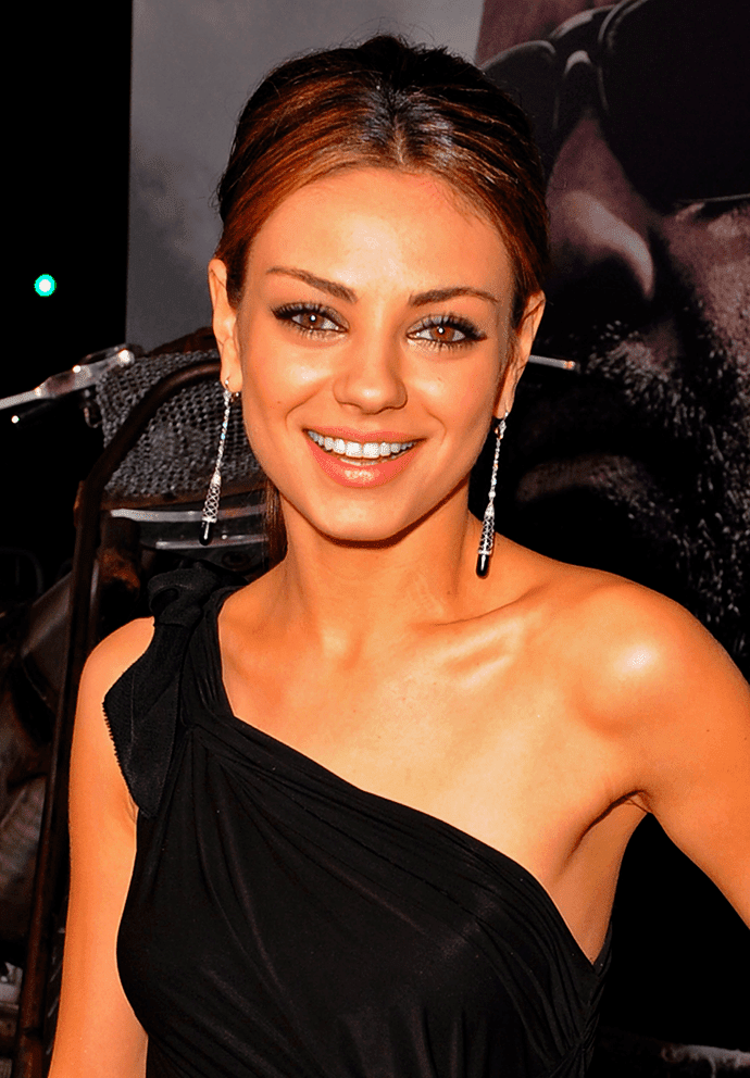 Mila Kunis with earrings