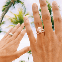 Aspyn ovard hot sale engagement ring