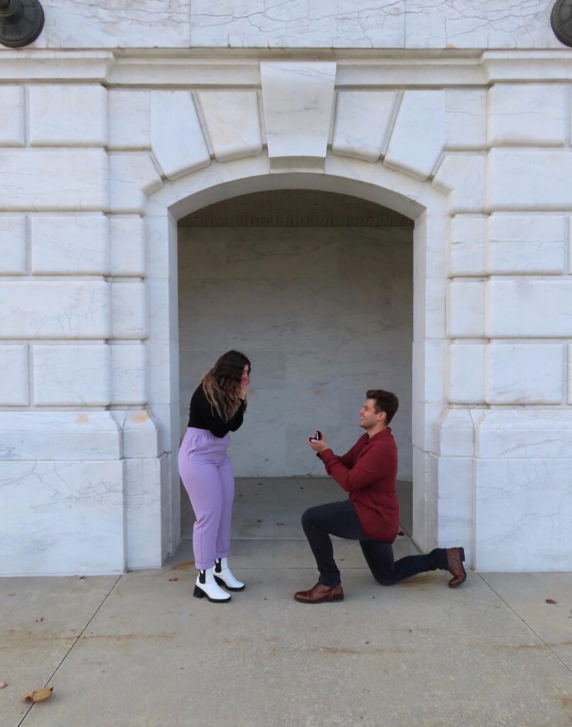 man proposing