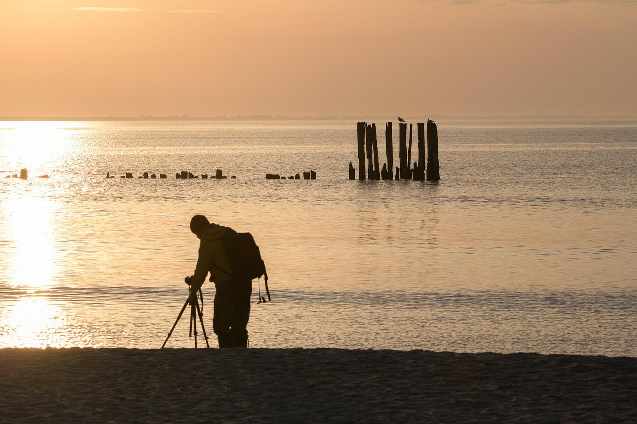 photographer at the beach