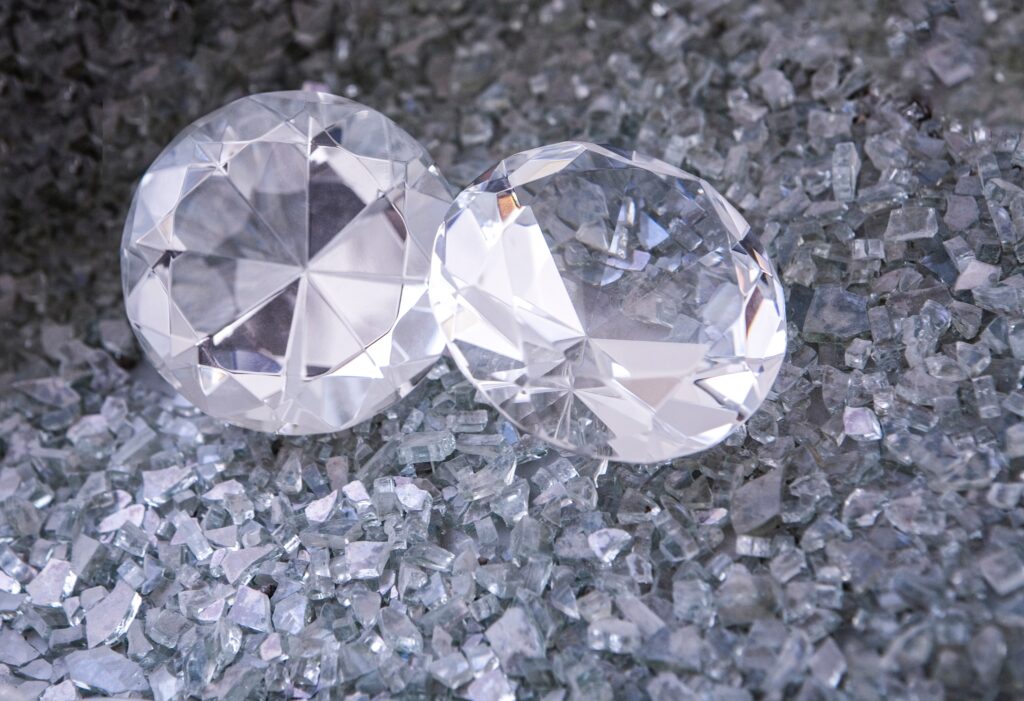 two diamonds together